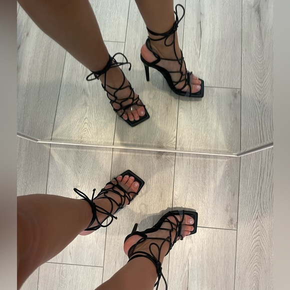 NWT Aldo Truelove Tie Up Heels - Picture 13 of 16